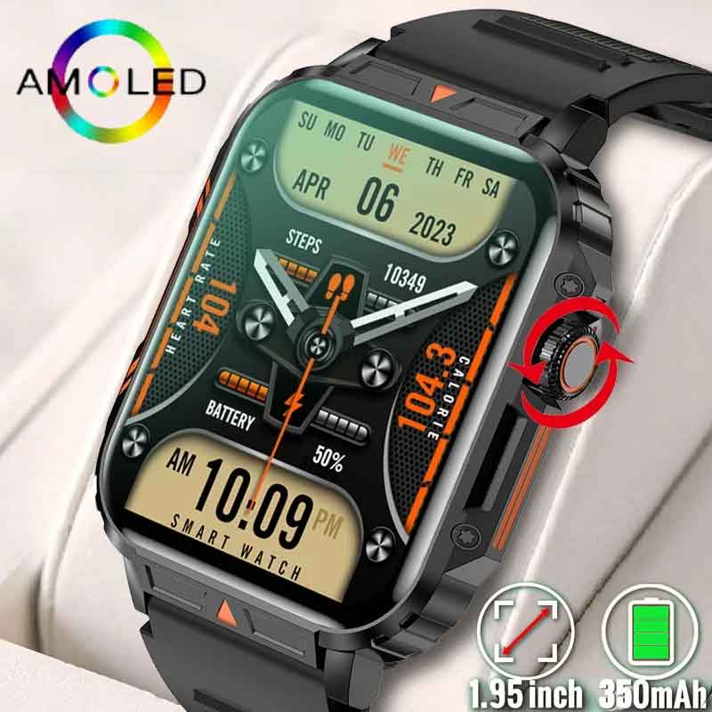 Outdoor Sport Smart Watch - 1.91 Outdoor Military Smart Watch Men