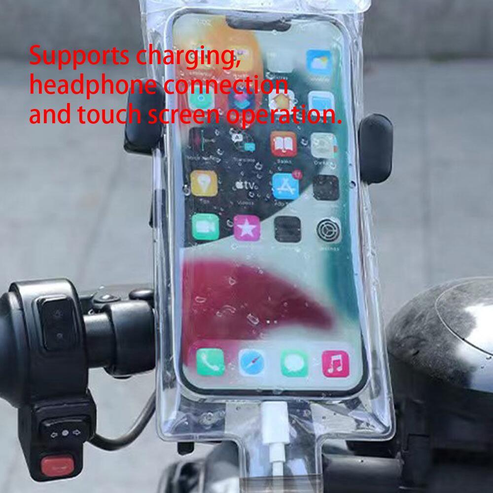Outdoor Sport Gear - Custodia Impermeabile per Telefono, Borsa Trasparente
