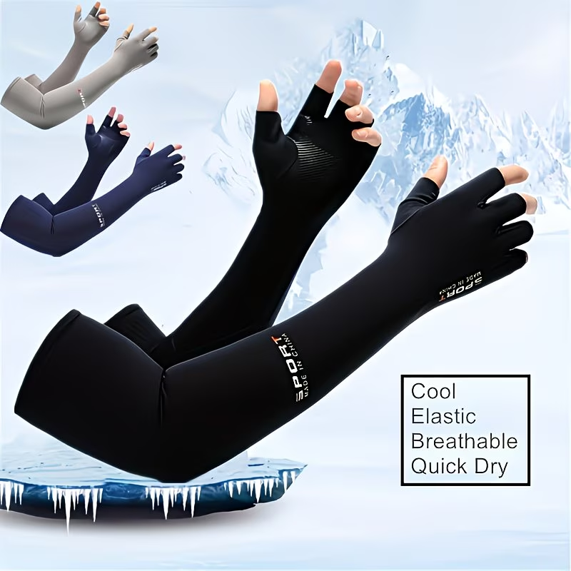 Outdoor Sport Gear - Maniche Protettive Estive Traspiranti ad Asciugatura