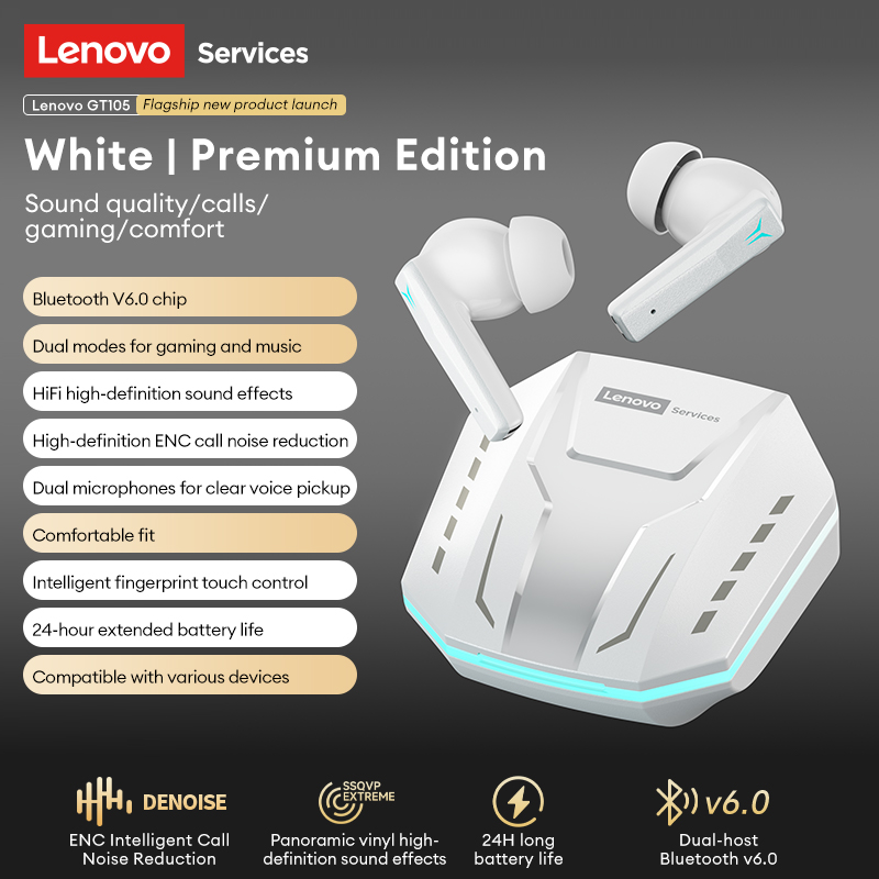 Outdoor Sport Doo - Lenovo GT105 Cuffie da gioco Bluetooth