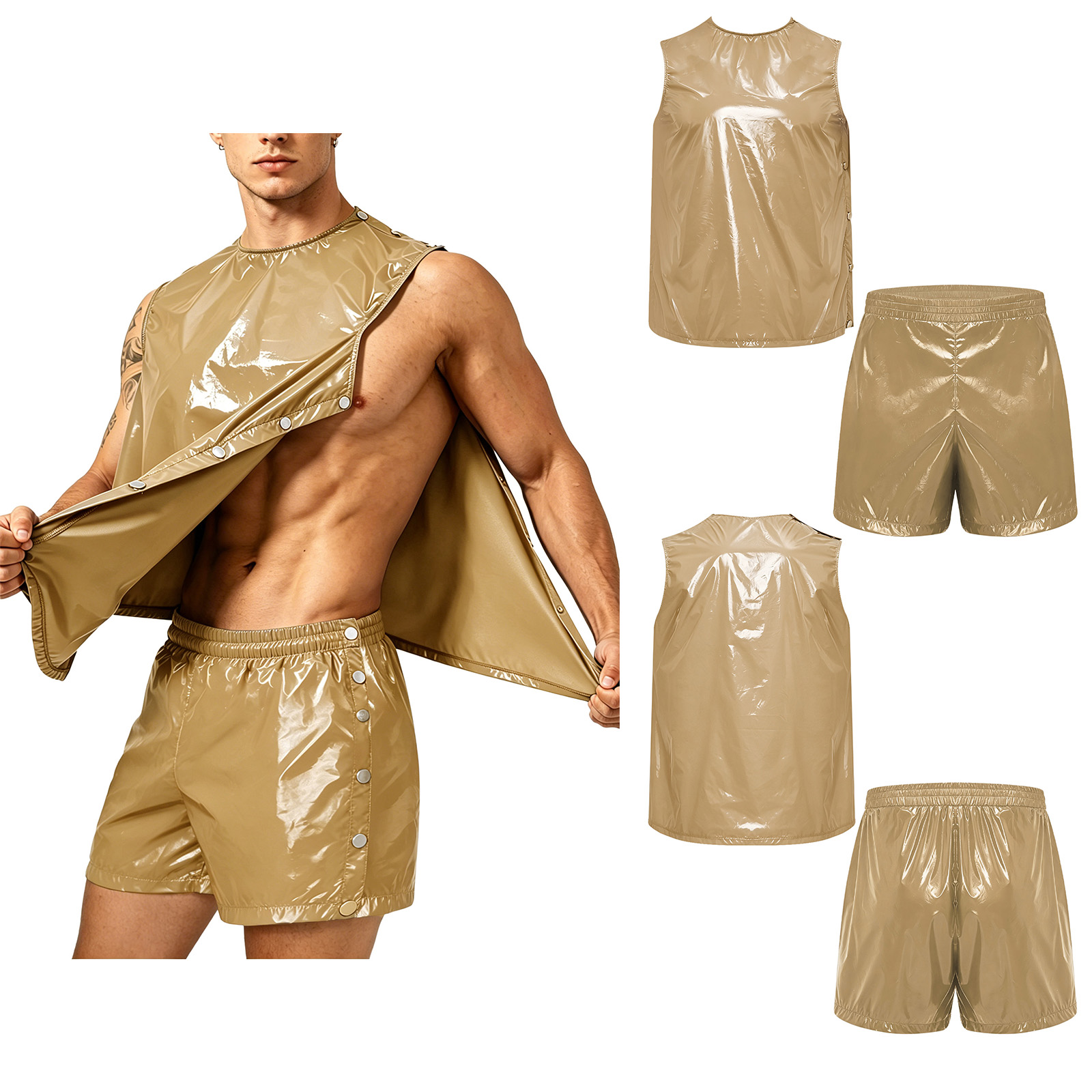 Outdoor Sports - Completo Sportivo Adattivo Impermeabile per Uomo: