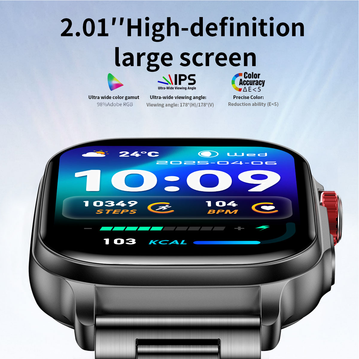 Smartwatch 2026 2.01'' Fitness - Outdoor Sport Smart Watch recensione e prezzo