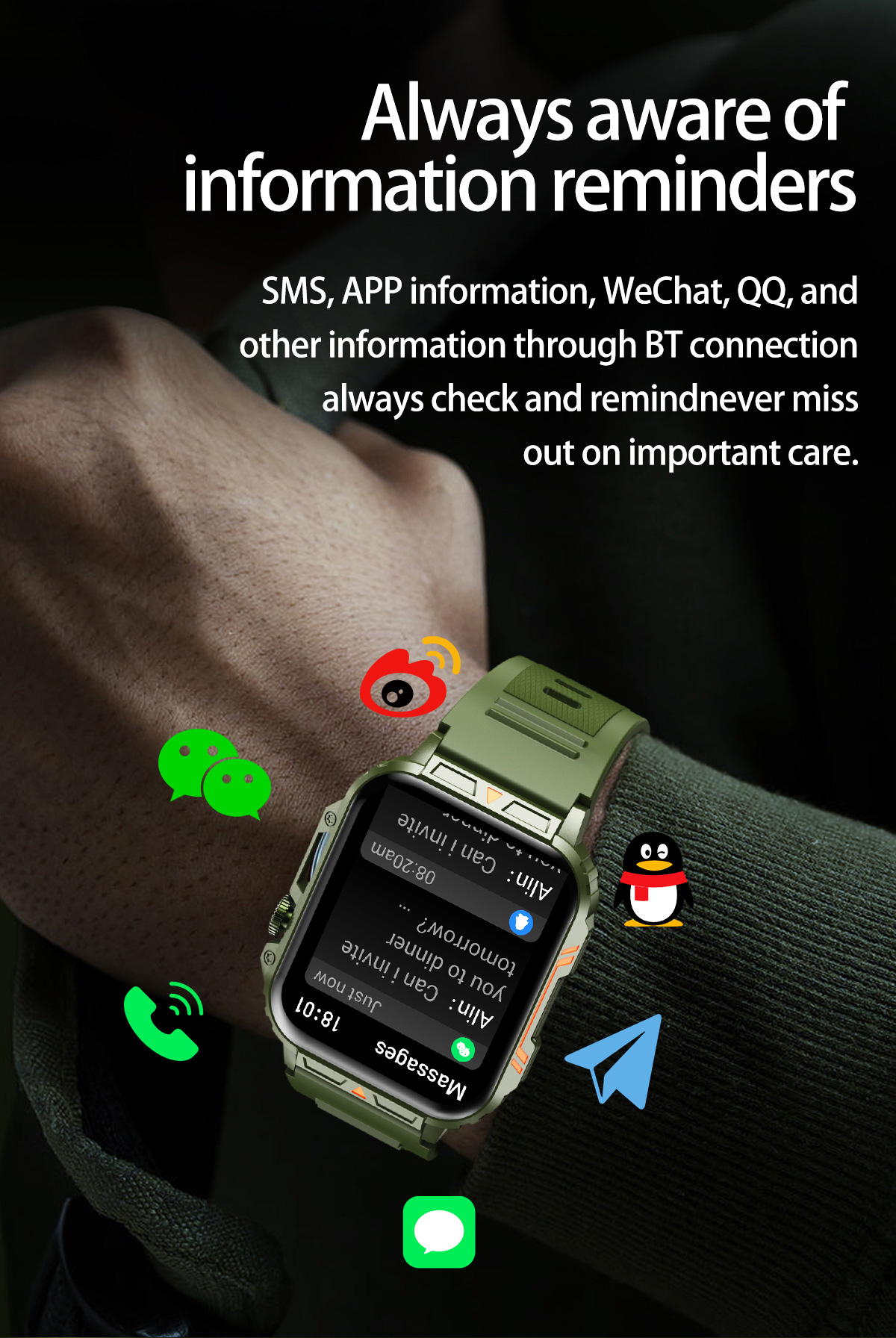 1.91 Outdoor Military Smart Wa - Outdoor Sport Smart Watch recensione e prezzo